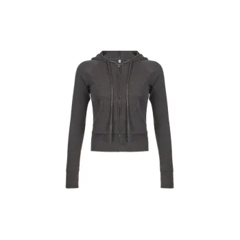 Casual Basics Ribbed Fabric Sweatshirt