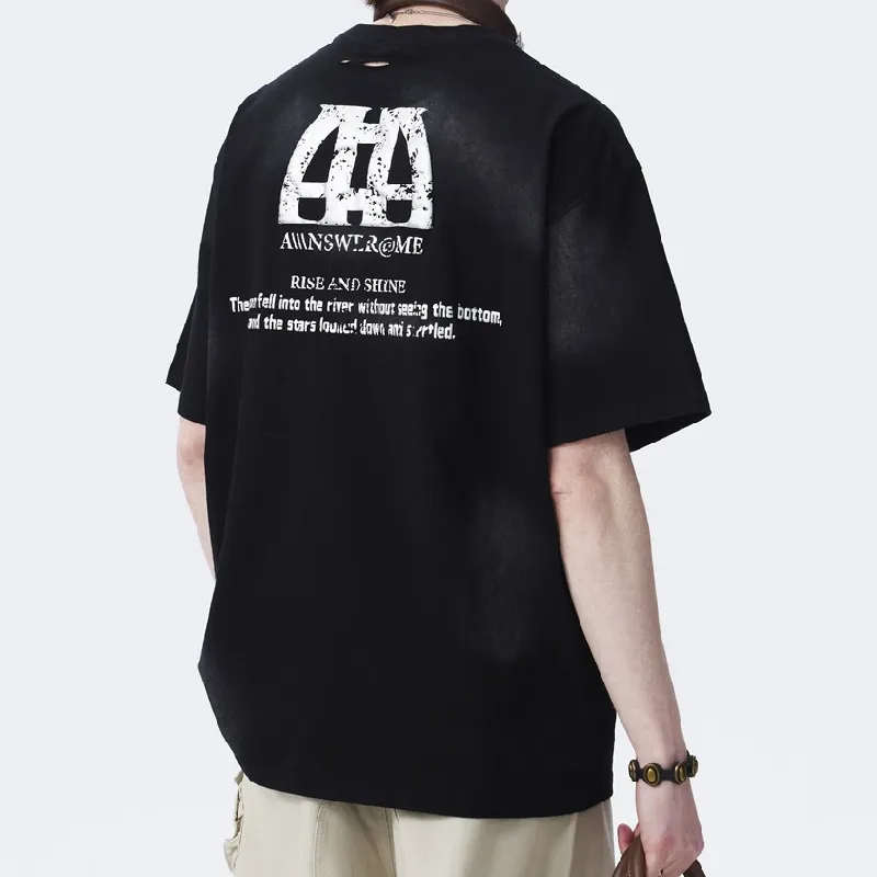 Trendy Loose 100% Cotton T Shirt-9