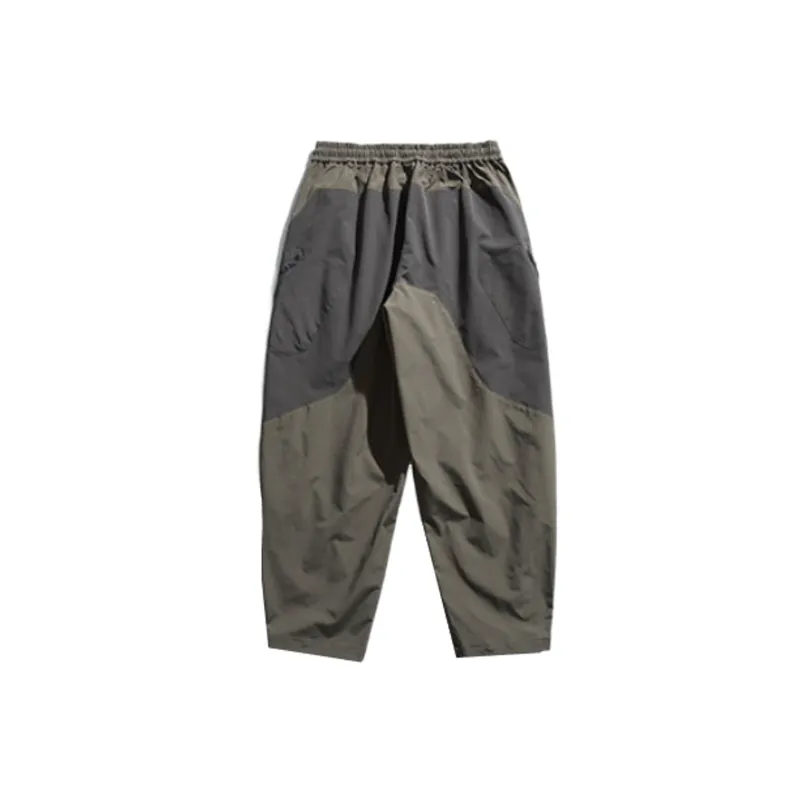 Contrast Stitching Casual Pants-5