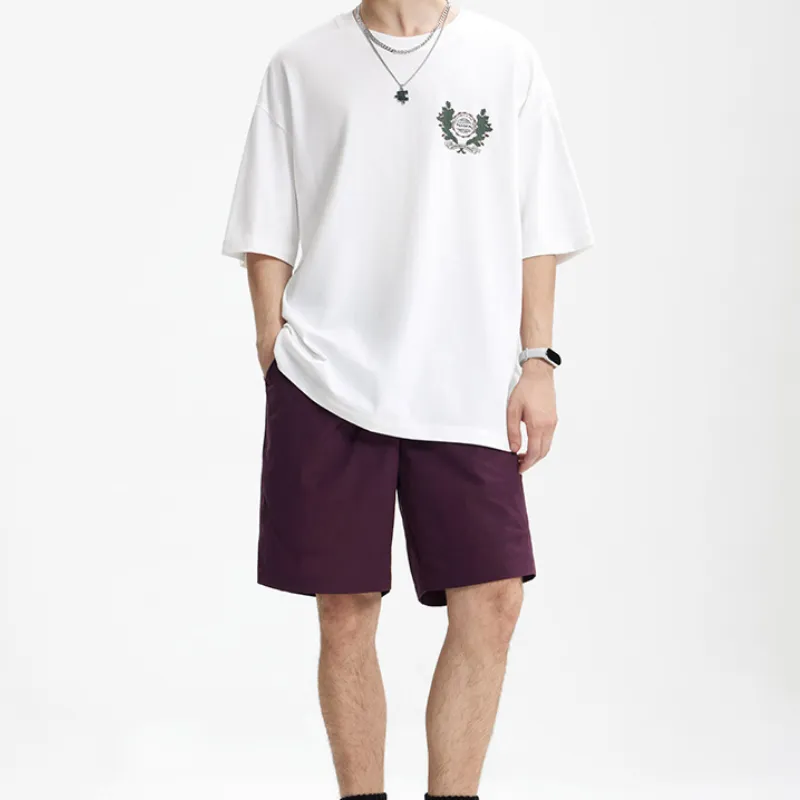 Fashion Loose 100% Cotton T Shirt-2