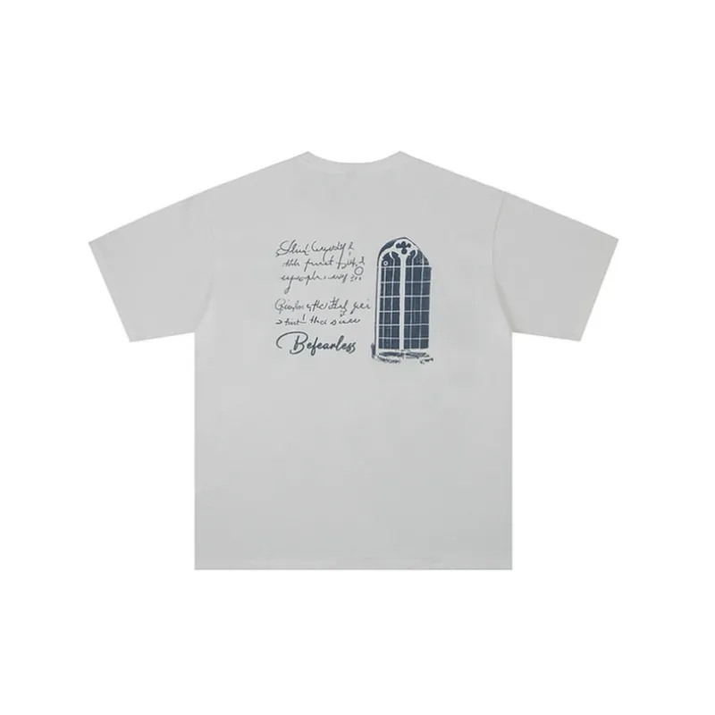 Retro Character Image Design T Shirt-1