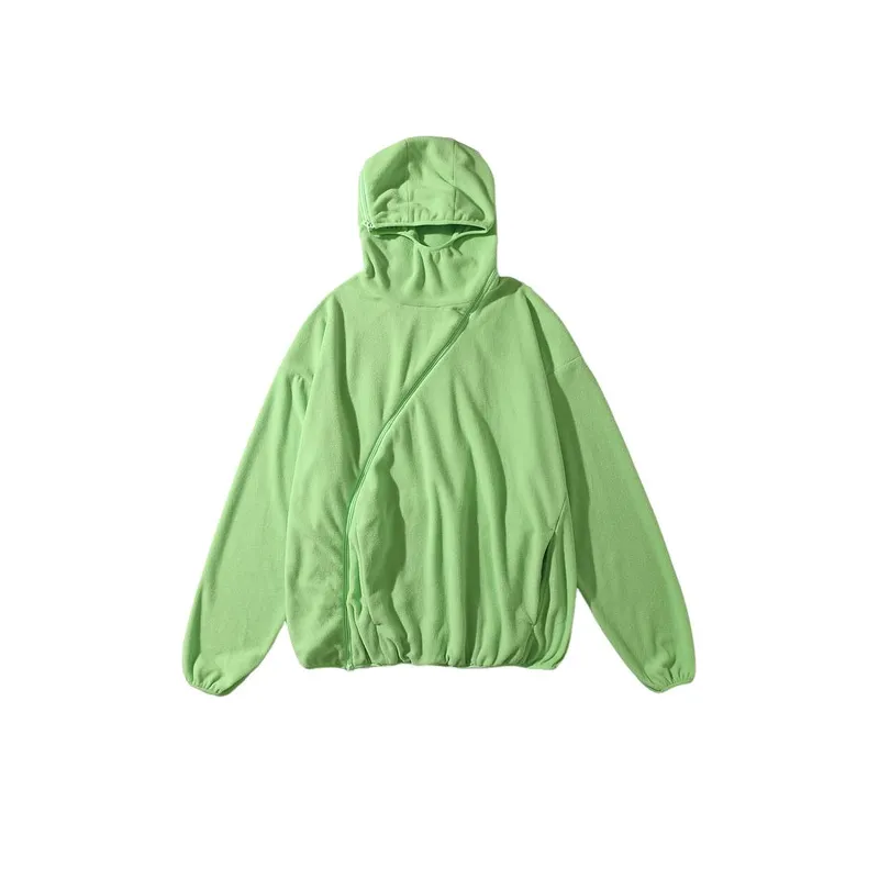 Alien Deconstruction Functional Wind Fleece Thin Hooded Sweatshirt-1