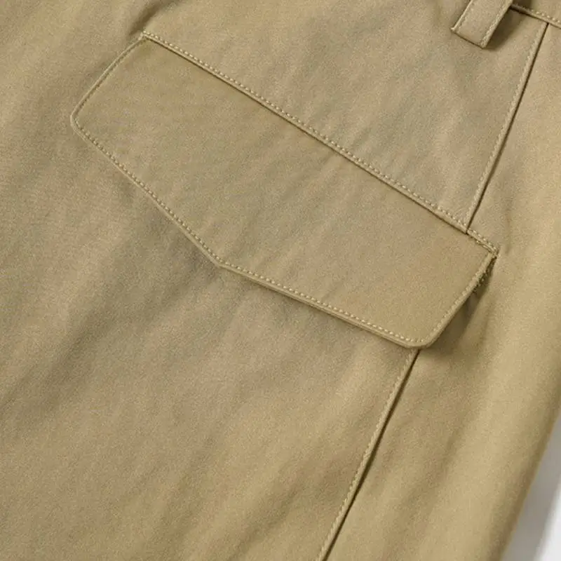 Basics Simple Cargo Pants-5