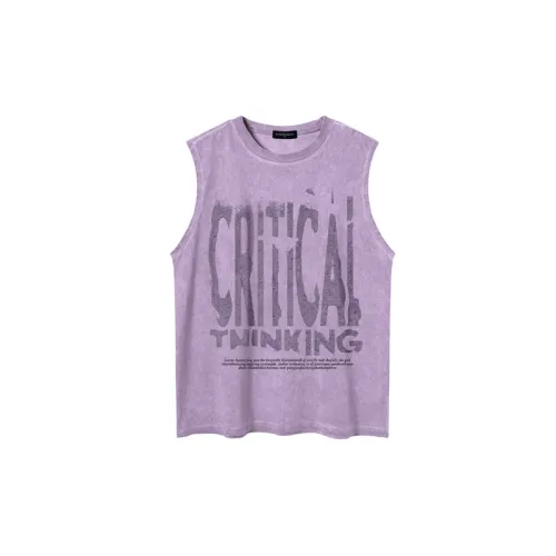 Loose Distressed Washed Sleeveless Vest