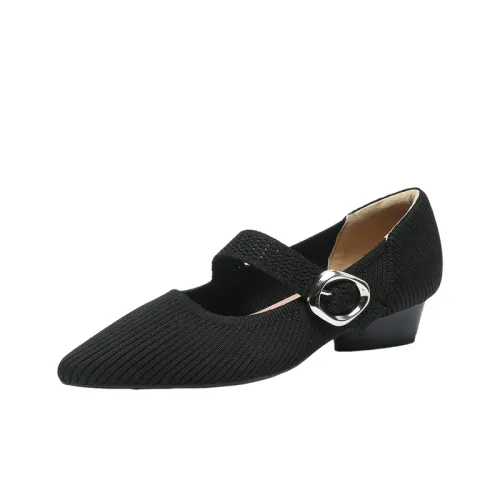 Casual Floral Mary Jane Shoes