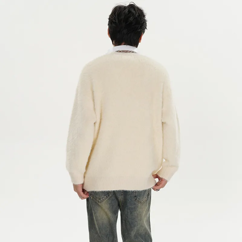Cute Loose Polyester Sweater Unisex-9