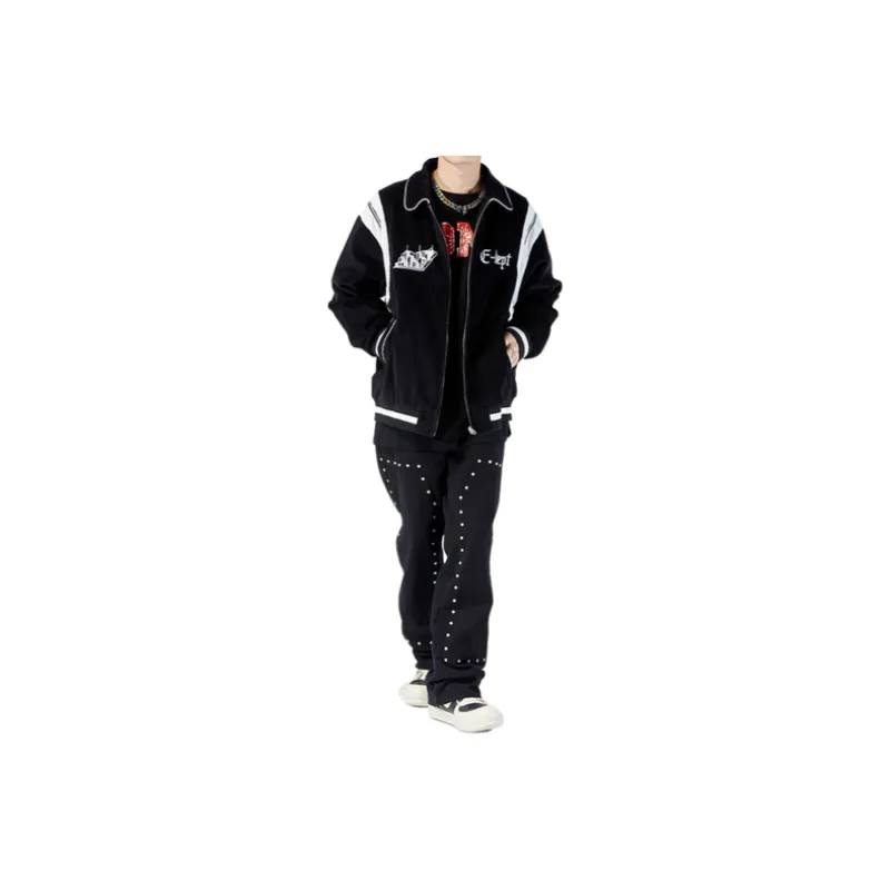 Stitching Corduroy Jacket-8