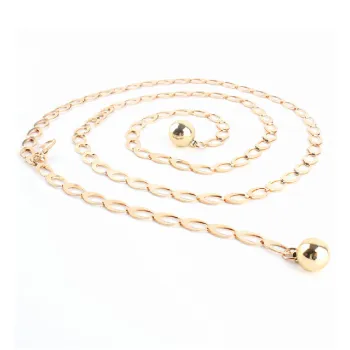 Simple Metal Waist Chain Women