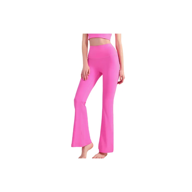 Simple Skin friendly Nylon Workout Pants Women-1