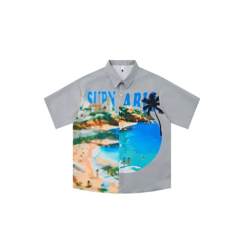 West Coast Seaside Print Shirt