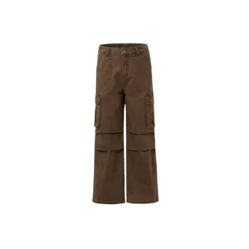 Basics Plain Cotton Cargo Pants