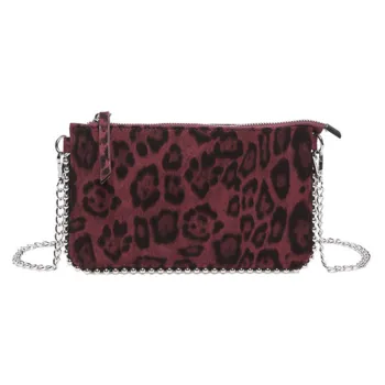 Fashionable Leopard Print Crossbody Bag