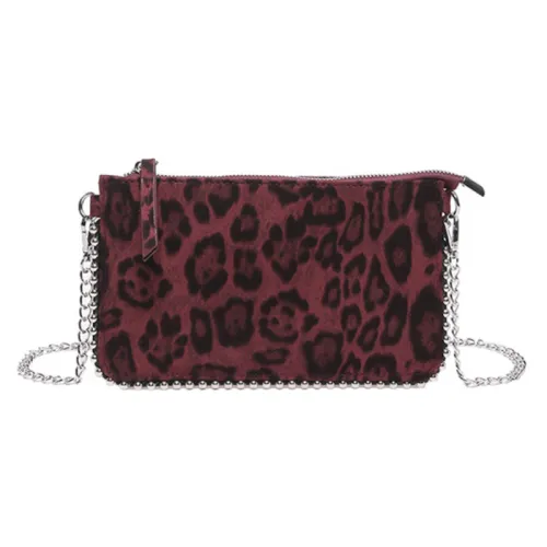 Fashionable Leopard Print Crossbody Bag