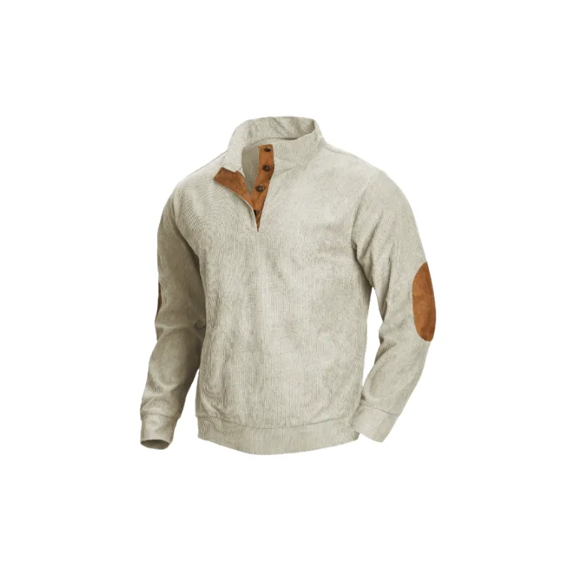 Fashionable Loose Corduroy Sweater-6