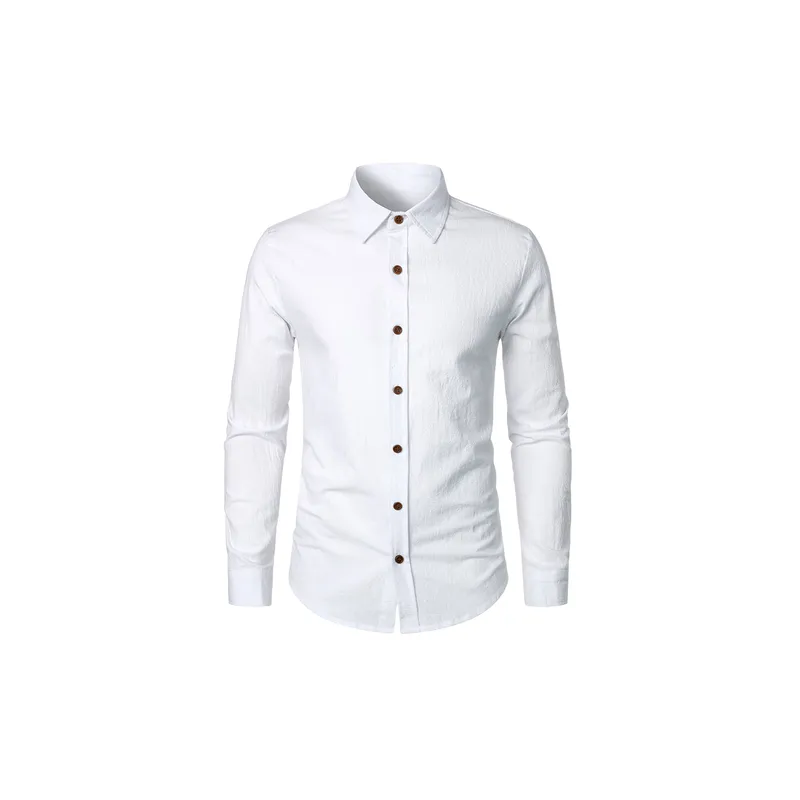 Fashionable Basics Cotton Blended Fabric Shirt-2