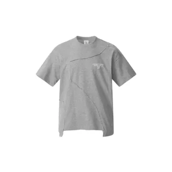Hip Hop Loose Multi Zipper Heavy T Shirt