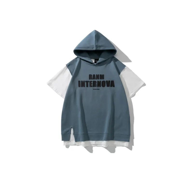 Original Hooded Short sleeved T shirt-0
