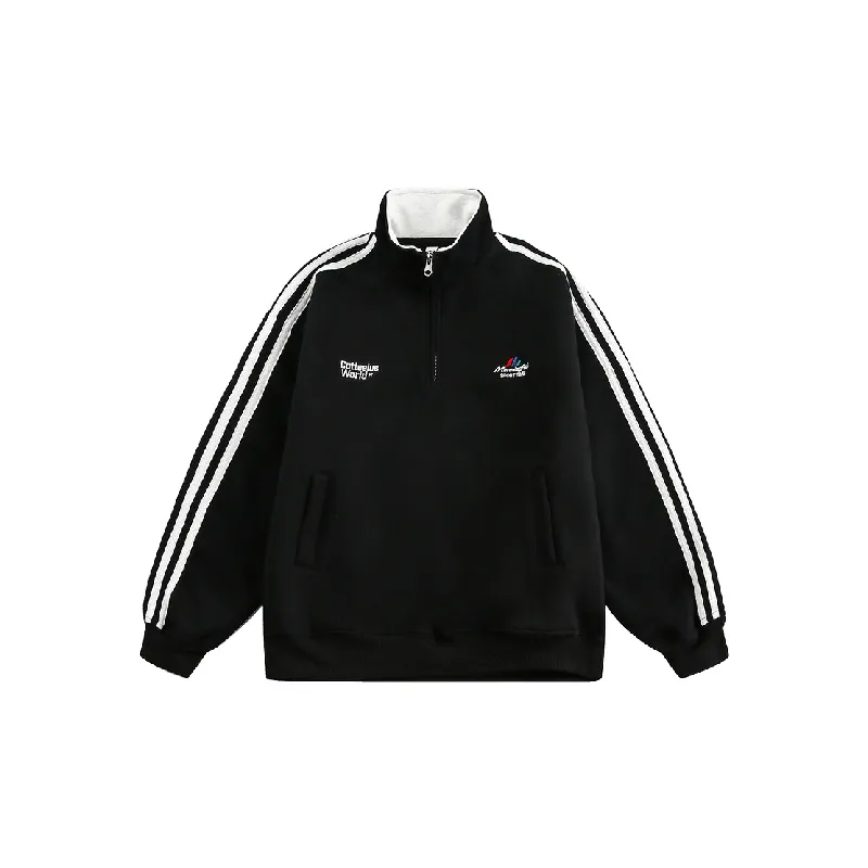 Fashionable Sporty Sweatshirt-4