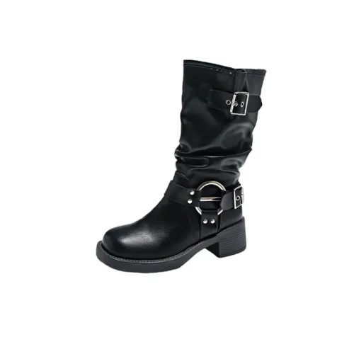 Fashion Breathable Denim Knee-High Boots