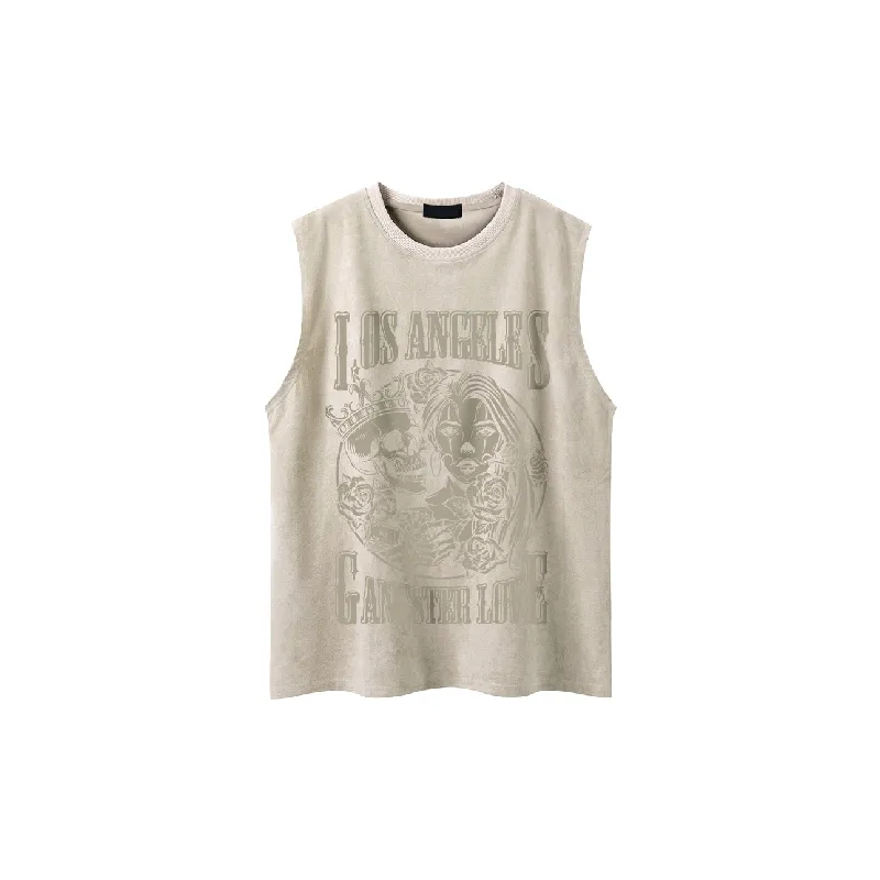 Casual Loose Polyester Vest-0