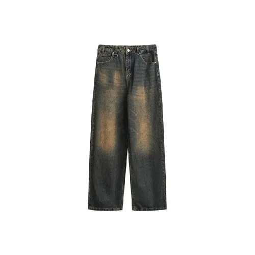 Retro Straight Leg Jeans
