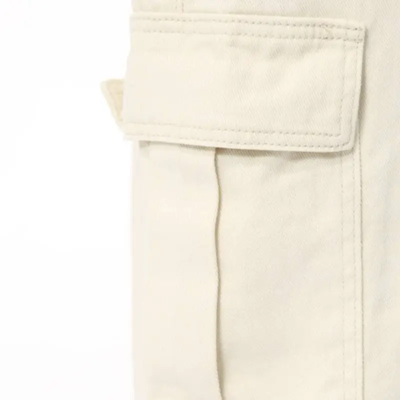 Simple Plain Cotton Cargo Shorts Unisex-6