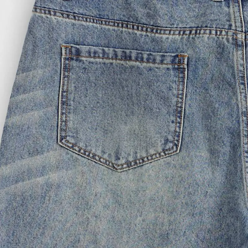 Fashion Street Denim Shorts-5