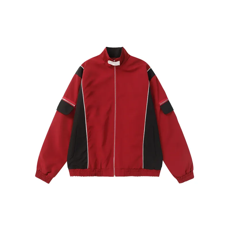 House Deconstructed Stitching Multi Pocket Loose Jacket-0