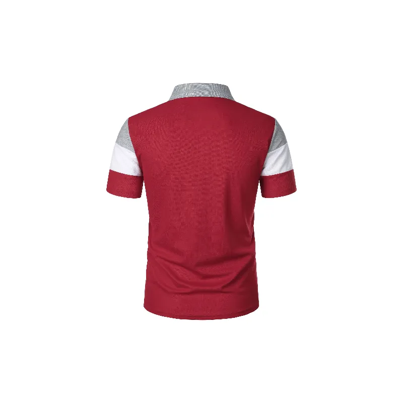 Casual Fashionable Blended Synthetic Fabrics Polo-3