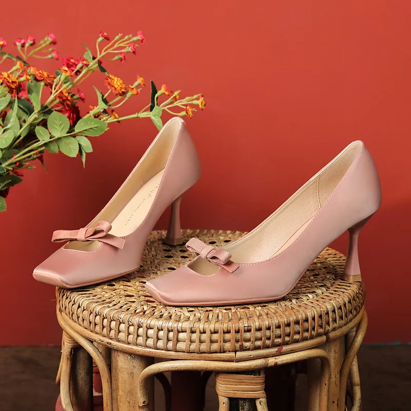 Fashionable Waterproof High Heels-2