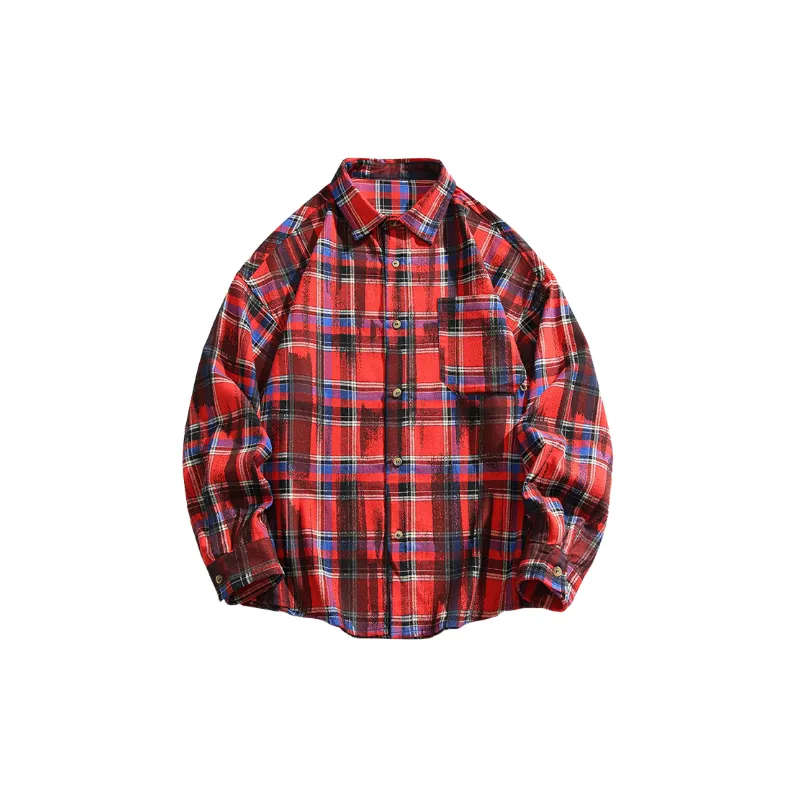 Retro Loose Chenille Shirt-0