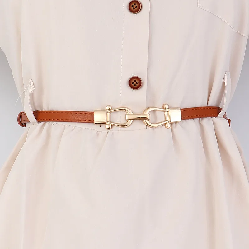 Fashionable Casual Leather Belt Women-3