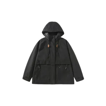 Fashionable Loose Blended Synthetic Fabrics Outdoor Jacket