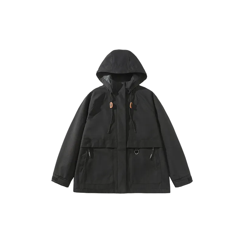 Fashionable Loose Blended Synthetic Fabrics Outdoor Jacket-7