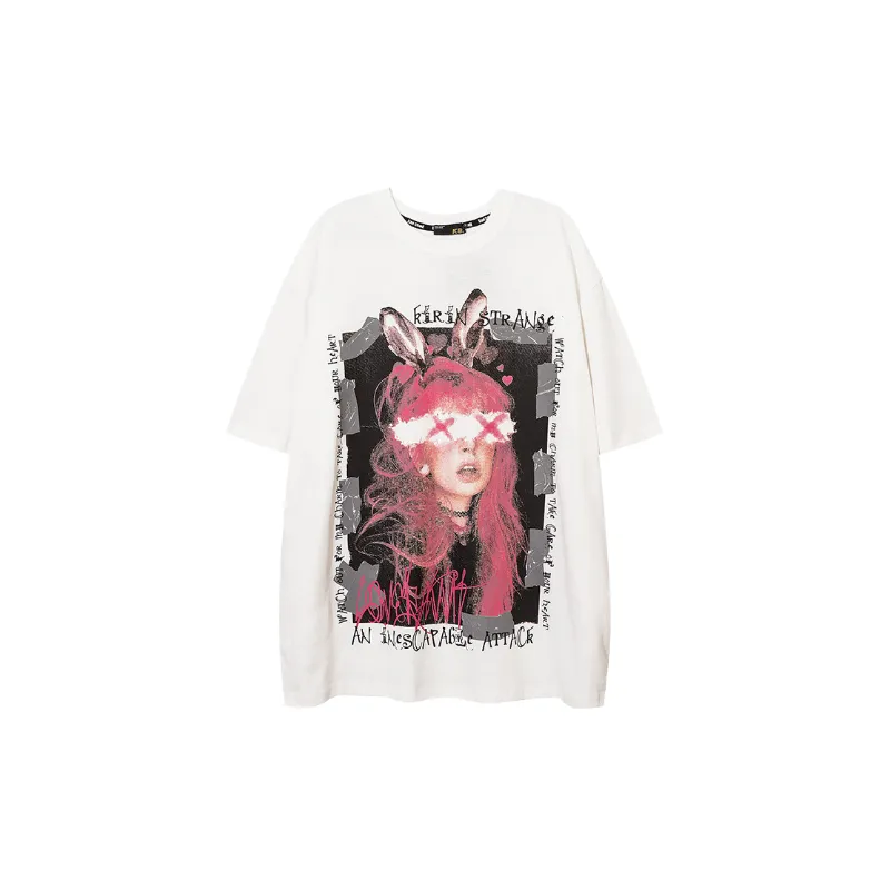 Simple Loose 100% Cotton T Shirt-0