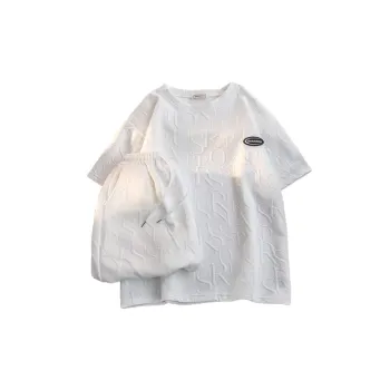 Short Sleeved Shirt And Trendy Short Set