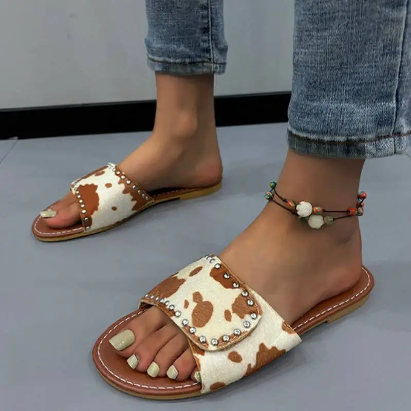 Casual Leopard Print Flip-Flops-10
