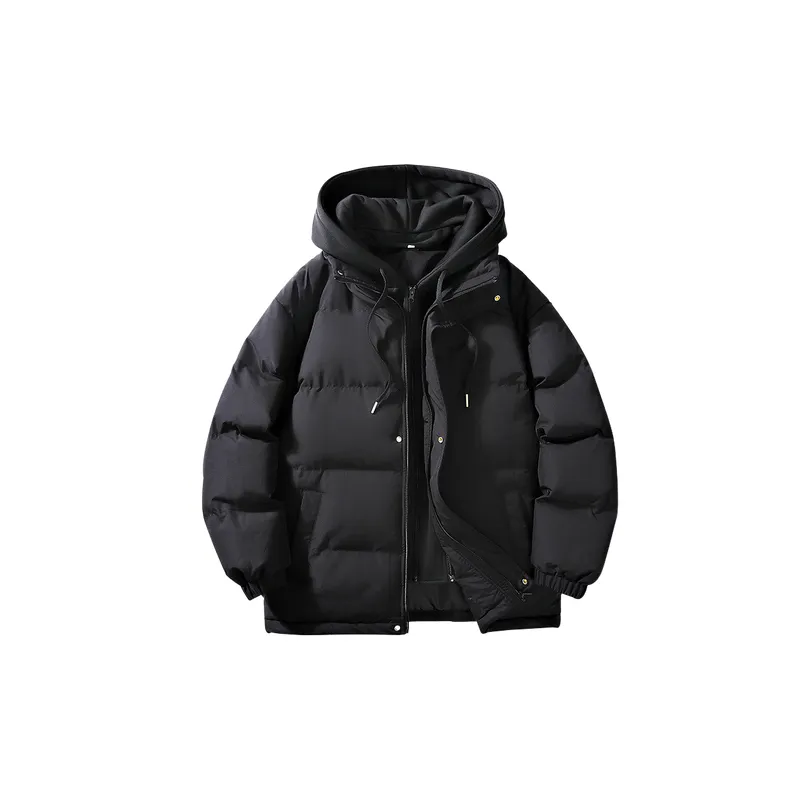 Retro Loose Blended Synthetic Fabrics Quilted Jacket-6