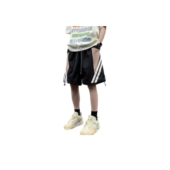 Retro Loose Straight Basketball Shorts