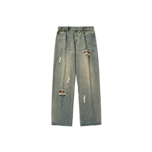 JUNGLE PANDA Jeans Unisex Black