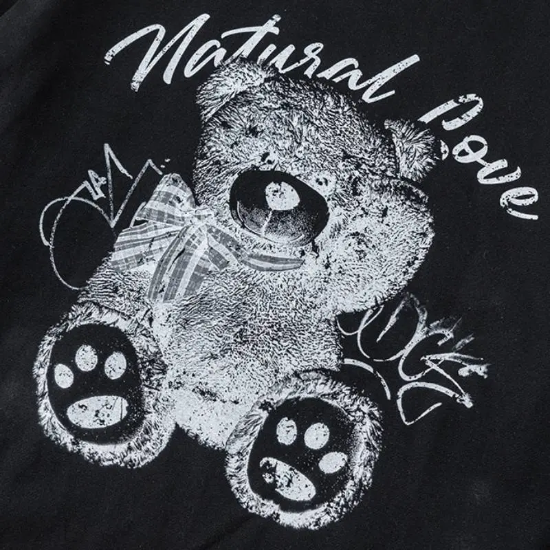 Washed Loose 100% Cotton T Shirt-3