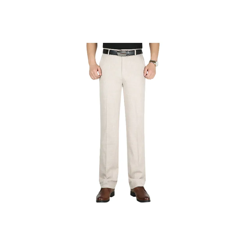 Simple Basics Linen Suit Trousers Man-1