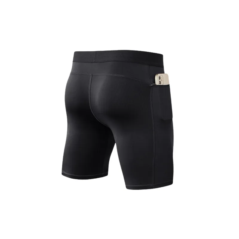 Simple Plain Polyester Sports Shorts-13
