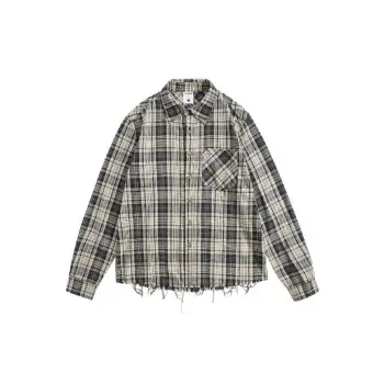 Loose Plaid 100% Cotton Shirt Unisex