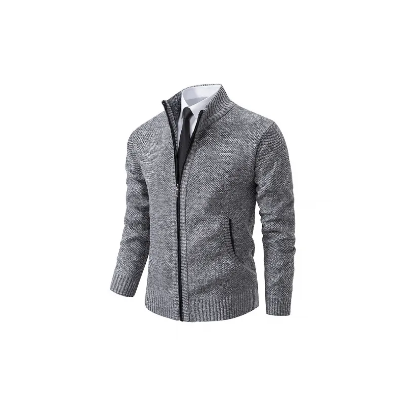 Casual Warm Cotton Blended Fabric Jacket-0