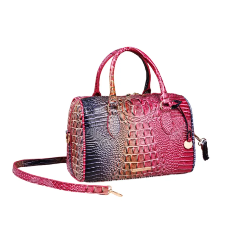 Retro Contrast Color Crossbody Bag-0