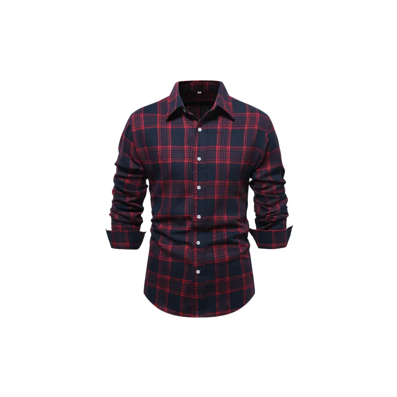 Simple Basics Cotton Blended Fabric Shirt-8