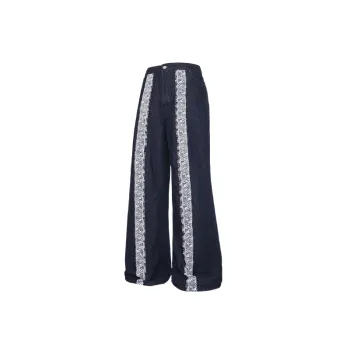 Retro Loose Cotton Blended Fabric Casual Pants