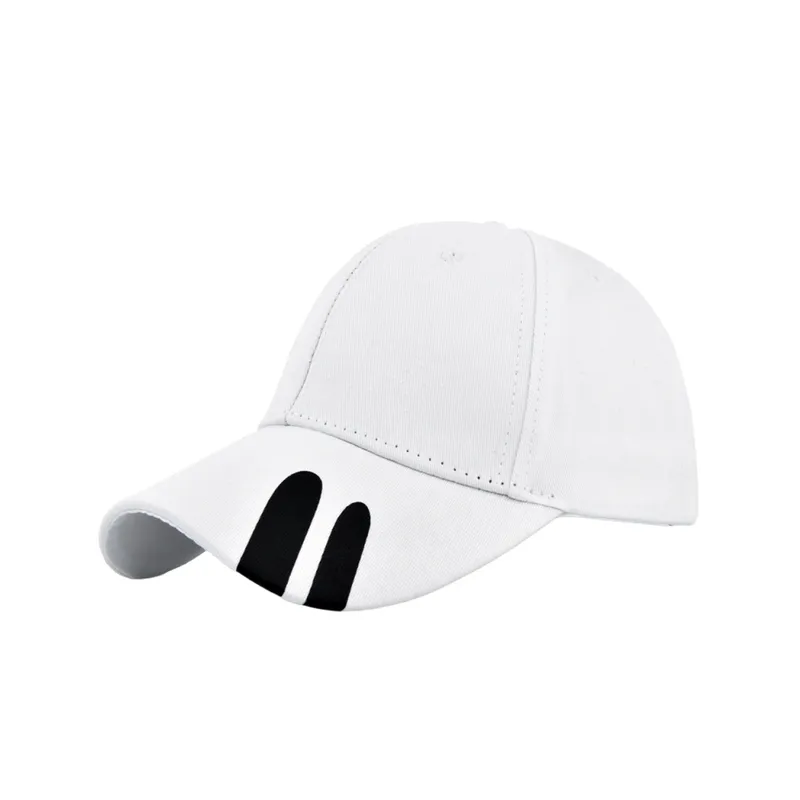 Simple Print Peaked Cap-3