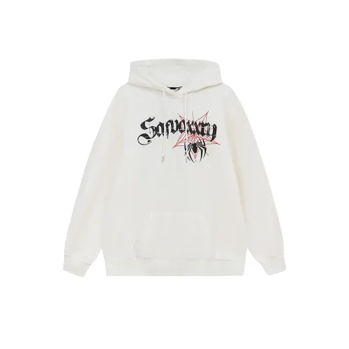 High Street Hiphop Spider Print Hooded Sweater